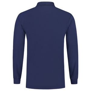 TRICORP POLOSHIRT LANGE MOUW 201009 INKT BLAUW MT XS