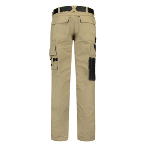 TRICORP WERKBROEK CORDURA CANVAS 502009 KHAKI/ZWART MT 46
