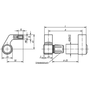 KIPP BUISGREEP GEBOGEN ALUMINIUM K0132.4002