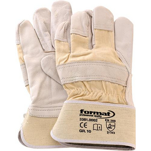 99740010 Handschuh,Rindvollleder, Gr.10, FORMAT