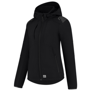 TRICORP SOFTSHELL DAMES REDEFINED UNI 406113 ZWART MT M