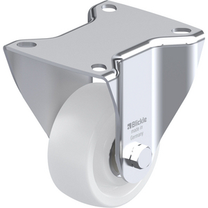 256024-RUOTA CON SUPPORTO FISSO IN LAMIERA DACCIAIO STAMPATA, SUPPORTI VERSIONE SEMI-PESANTE, ATTACC BK-SPO 75K