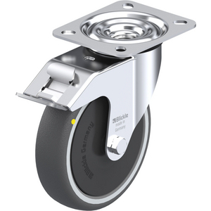 LE-PATH 125K-FI-ELS-FK Stahlblech-Lenkrolle