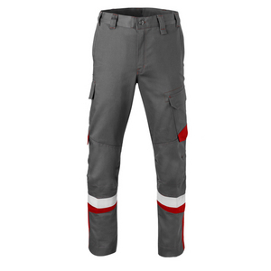 HAVEP WERKBROEK 5-SAFETY IMAGE 80340469 CHARCOAL/ROOD MT 62