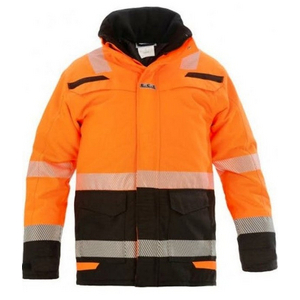 HYDROWEAR PARKA ISO20471 UDDEL 072398 FLUO OR/ZWART MT L
