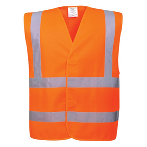 GILET HI-VIS IGNIFUGO - ANTISTATICO ORANGE FR71ORR # S/M