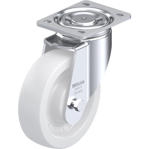 ROULETTE PIVOT. 900KG D.175MM AC BAND.POLYA 50MM MOY LISSE