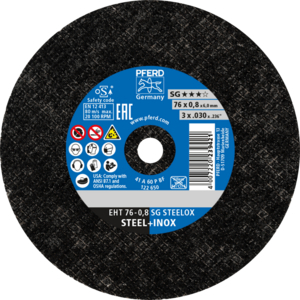 PFERD Cut off wheel EHT 76 0,8 A 60 P SG/6,0