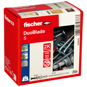FISCHER GIPSPLAATPLUG DUOBLADE S DIY