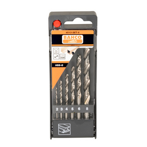 BAHCO HSS-G SET 6D 4513-SET-6 (SE=6ST)