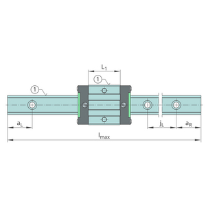 INA KWLT30-ESC-V0-G3 RECHTGELEIDINGSWAGEN