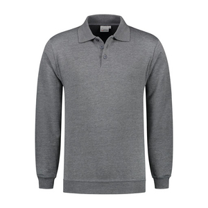 SANTINO POLOSWEATER ROBIN DONKER GRIJS MT M