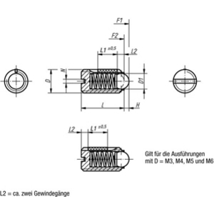 K0321.203 Federndes Druckstück M3