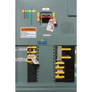 PACK 1 480-600V BREAKER LOCKOUT KIT<LT/>HEADERFOOTNOTE<GT/><LT/>/HEADERFOOTNOTE<GT/> 090891-EZ 480/600 VOLT BREAKER BLOCK KIT