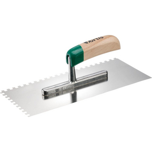 9714172110 Glättekelle gezahnt rfr. 280x130mm 6x 6mm FORTIS