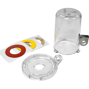 DISPOSITIVO DI LOCKOUT PER PULSANTI TRASPARENTE DA 16 MM CON CALOTTA ALTA 139794 16MM CLEAR PUSH BUTTON LO W/ TALL COVER