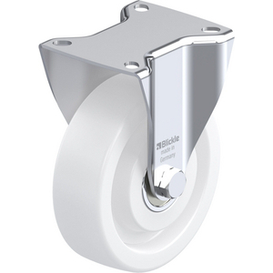 ROULETTE FIXE 250KG D.125MM AC BAND.POLYA 40MM MOY BILLE