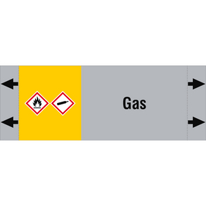 BRADY LEIDINGMERKER 165X60 GAS