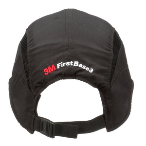 CASQUETTE ANTIHEURT NOIRE VISIERE REDUITE 55MM