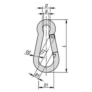 KIPP ELVZ KARABIJNHAAK D5299 60X6 VORM C K2324.060