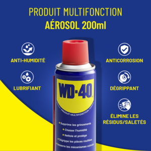 DEGRIPPANT WD-40 AE200ML UE36 UNITAIRE