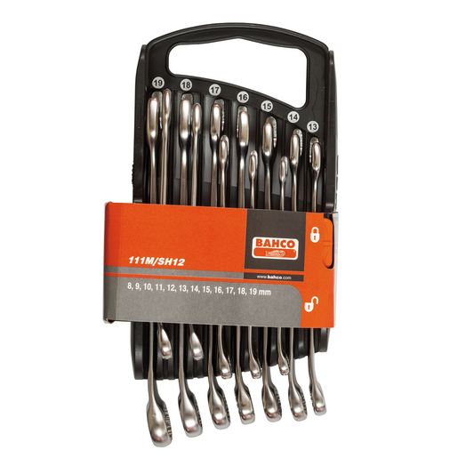 111M/SH12 Wrenches Set Bahco ref. 111M/SH12 RUBIX UK