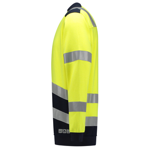 TRICORP SWEATER MULTINORM 303002 FLUO GEEL/INKT BL MT 4XL