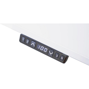 3610000215 Schrbtisch höverst. 1800x800x640-1290 mm Gest. sil, Pla. Ah