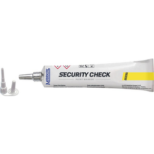 MARQUEUR ASSEMBLAGES BOULONNES SECURITY CHECK ORIGINAL JAUNE