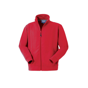 FELPA ZIP LUNGA CANBERRA ROSSO HH191-07 # S