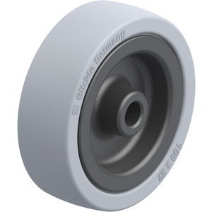 ROUE 90KG D.100MM 32MM CAOUT JANTE POLYA MOYEU LISSE