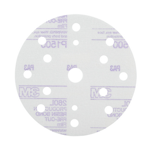 DISCO ABRASIVO CON SUPPORTO IN FILM HOOKIT260L, 150 MM, 15 FORI, P1500, 51053 7100113147