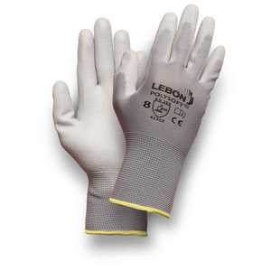 Guanto Da Lavoro Datong - Maglia Fine In Poliammide Con Rivestimento In Nitrile Colore Grigio Nero Norma En 388 Classe 4121  75359504 14640