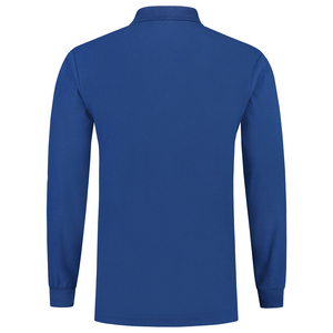 TRICORP POLOSHIRT LANGE MOUW 201009 ROYAL BLAUW MT S