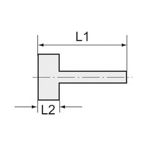 239.12-ES Aufschraubschlauchtülle, G1/4 i., f.Schlauch LW 6, ES 1.4571