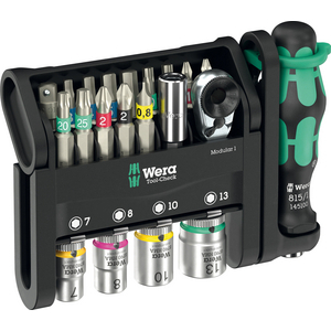 COFFRET EMBOUTS VISSAGE - 21 PCS + CLIQUET 1/4