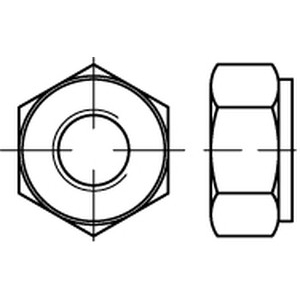 M24 DIN 2510 FORM NF 1.7258/1.7218 Sechskantmutter für Schraubenbolzen Regelform