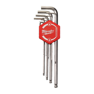 SET CHIAVI MASCHIO ESAGONALI LUNGHE PIEGATE PUNTA SFERICA 9PZ 4932478621