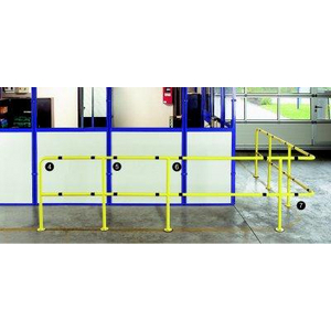 3110027655 Schutzgeländer gerade 1000 mm RAL1018