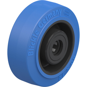 ROUE D.80MM CAOUT ELAST CORPS POLYA BLEU NON TACHANT