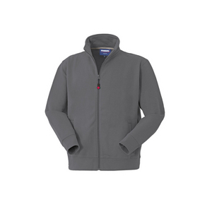 FELPA ZIP LUNGA CANBERRA GREY HH191-12 # M