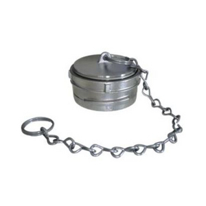 RACCORD SYMETRIQUE INOX A VERROU BOUCHON DN32 JOINT NBR CHAINETTE