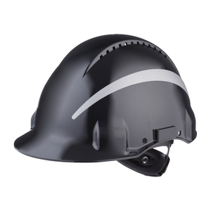 ELMETTO , UVICATOR, CRICCHETTO, VENTILATO, RIFRANGENTE, FASCIA ANTISUDORE IN PLASTICA, NERO, G3000NU 7100103562