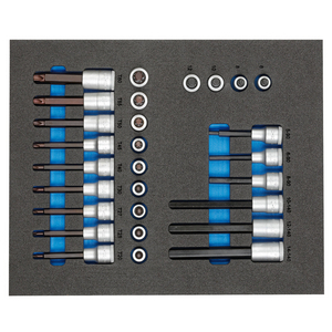 GEDORE DOPSLEUTELSET 1/2", IN 2/4 CT-MOD. - TS CT2-ITX19