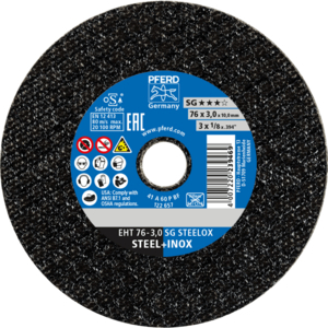 PFERD Cut off wheel EHT 76 3,0 A 46 P SG/10,0