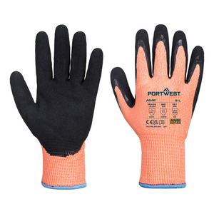 GANT NITRILE VIS-TEX T3XL WINTER CUT D13 ORANGE/NOIR