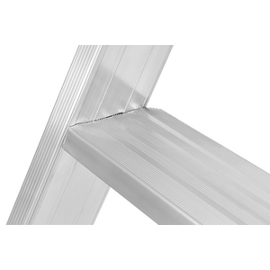 ECHELLE A PLATE-FORME AVEC MAIN COURANTE ET ROUL 4 MARCHES