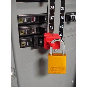 BOX 6 FULL ALU PADLOCKS 40MM SHACKLE KEYED DIFFERENTLY RED 814073-FULL ALU PADLOCKS 40MM SHA KD RED/6