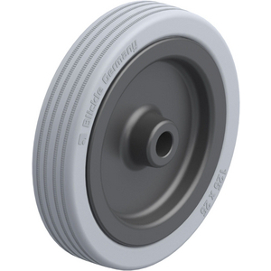 ROUE 80KG D.125MM 25MM CAOUT JANTE POLYA MOYEU LISSE