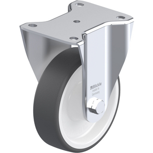 ROULETTE FIXE 400KG D.150MM AC BAND.POLYU 40MM MOY ROULEAUX